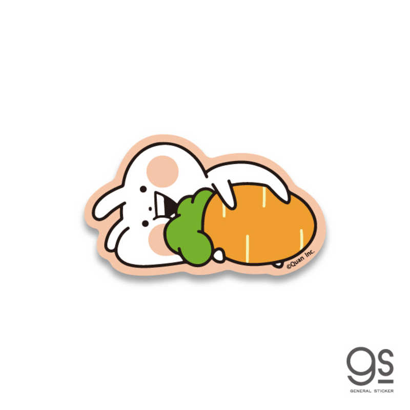 ゼネラルステッカー　うさぎゅーん ダイカットステッカー にんじん抱き枕　USG008
