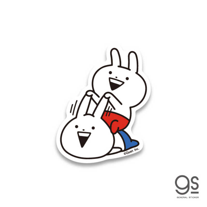 ゼネラルステッカー　うさぎゅーん ダイカットステッカー プロレス　USG010