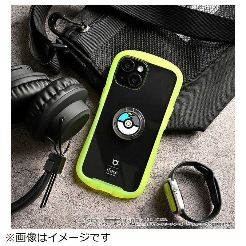コジマ楽天市場店のHAMEE　ポケットモンスター/ポケモン iFace Finger Ring Holder フラットタイプ iFace ムーンボール　41-972533｜アングル2