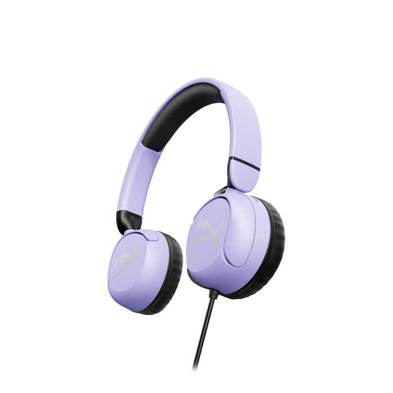 HYPERX　子供向け ゲーミングヘッドセット Cloud Mini Wired［両耳］ ラベンダー　7G8F5AA