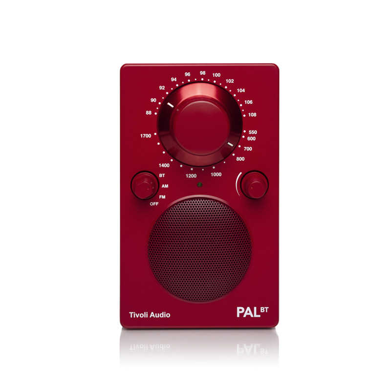 TIVOLIAUDIO　Bluetooth ポータブルラジオスピーカー PAL Bluetoothレッド PALBT9497JP ［Bluetooth対..