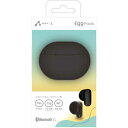 エアージェイ ブルートゥースイヤホンEggPods BK Egg Pods ABT-AP8 BK(2)