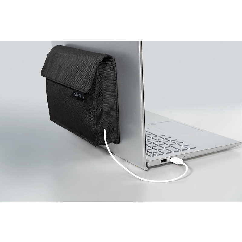 ELPA　ノートPCポケット(ブラック) ポケットシール ガジェットケース 小物収納 貼り付け　OR-PO01-BK r-kojima-11515904 コジマ楽天市場店 サンプル画像2