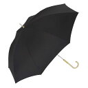 ニフティカラーズ (長傘/60cm) 1659BK ピーチドロップ60 ブラック