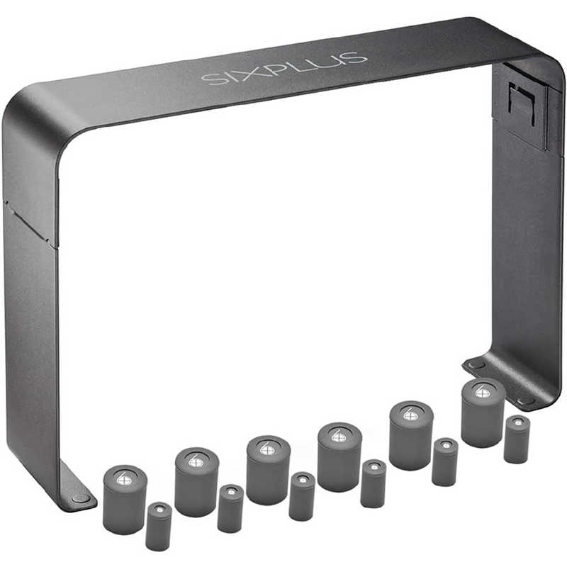 SIXPLUS　マグネットメイクブラシ立て BK　200199-2