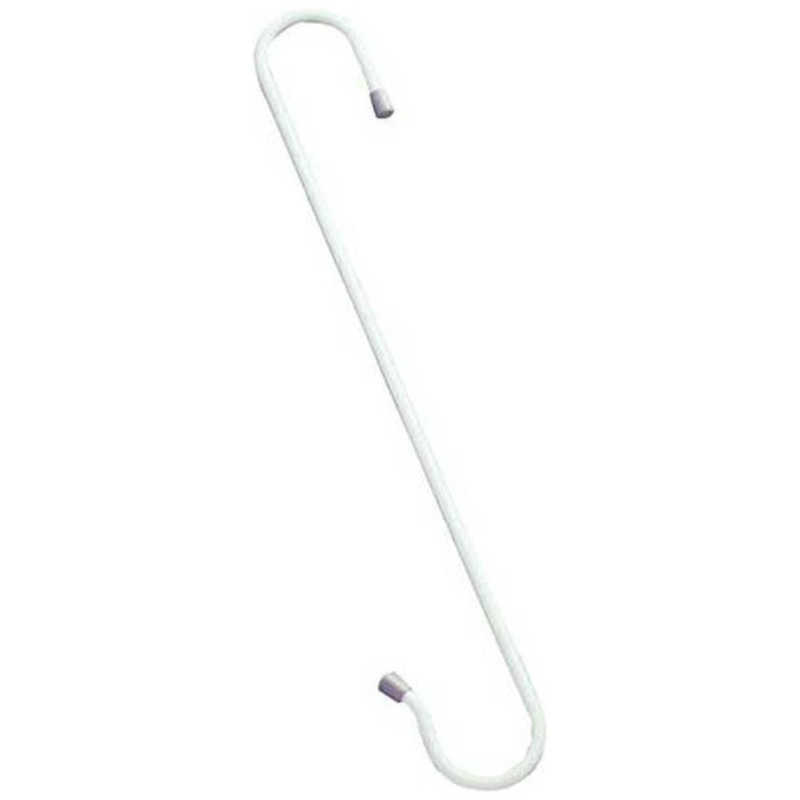 積水樹脂　フリーフック S字フック 40cm 2個入り ホワイト×グレー　H40