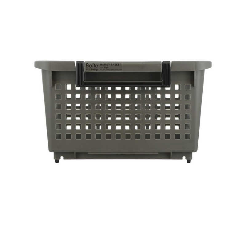 コジマ楽天市場店のベストコ　ハンディー バスケット かご 収納 ハイタイプBoiteリビング カーキ　MA- 4175｜アングル2
