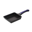 ベストコ 卵焼き器 15×18cm エッグパン IH ガス火対応 ヴォランテ ネオ パープル ダイヤモンドコート ND5094