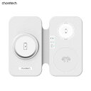 CHOETECH 3-in-1 ?気ワイヤレス急速充電器 ホワイト T616-F(2)