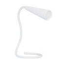 ワイエスエヌ 充電式くねくねホワイト フレキシブルアーム/懐中電灯/卓上電灯/昼光色/昼白色/電球色/スタンドライト HX10LT-012WH