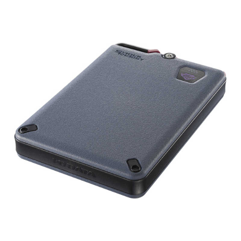 IOデータ　かんたんデータ移行アプリ内蔵 ハードウェア暗号化対応ポータブルHDD BizDAS ［1TB /ポータブル型］　HDPD-SUTC1/S(2)
