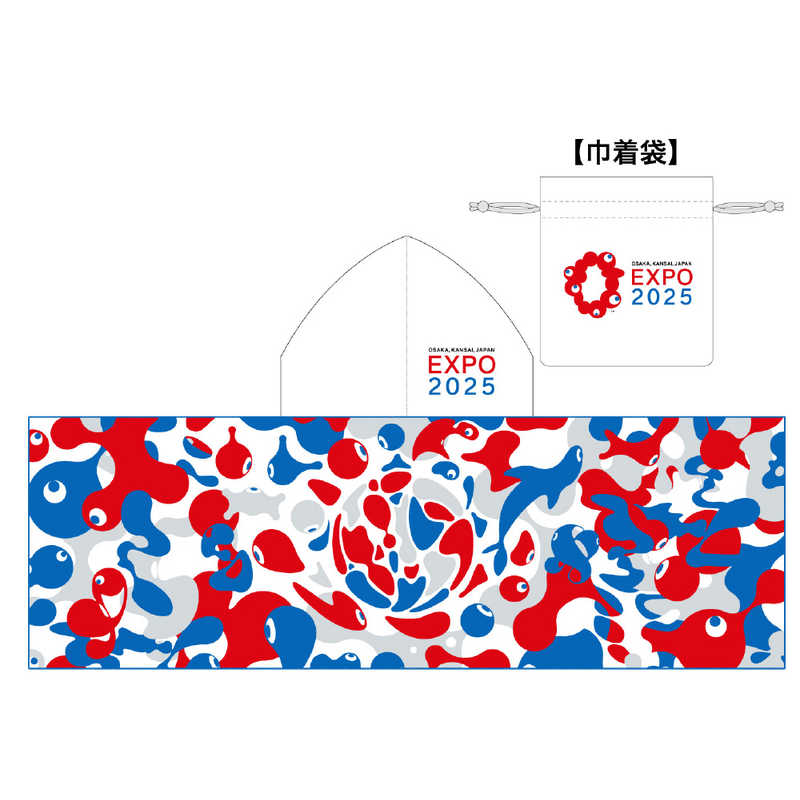 丸眞　2025 オオサカ・カンサイバンパク「2025 オオサカ・カンサイバンパクデザインヒンヤリタオル(ハオリタイプ)」　1885002100