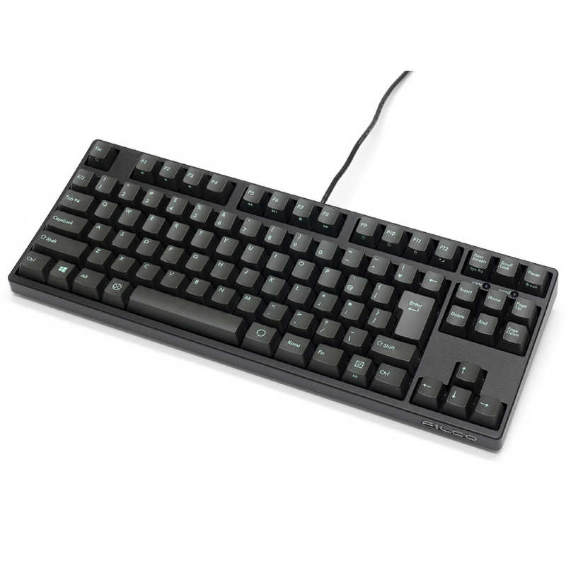 FILCO　キーボード テンキーレス Majestouch＋ASK 日本語かななし(シルバー軸) ［有線 /PS/2・USB］ アスファルト/ブラック　FKBN91MSSNAS3GMB