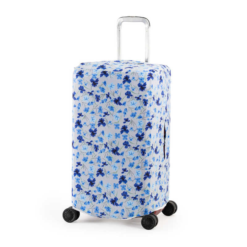 A.L.I　ALI - 伸縮スーツケースカバー BOX-M フラワーグレー　スーツケースカバーBOX-M