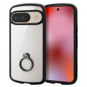 エレコム ELECOM Google Pixel 9/ 9 Pro ケース ハイブリッド カバー 衝撃吸収 軽量 薄型 ブラック PM-P242TSLFCRBK