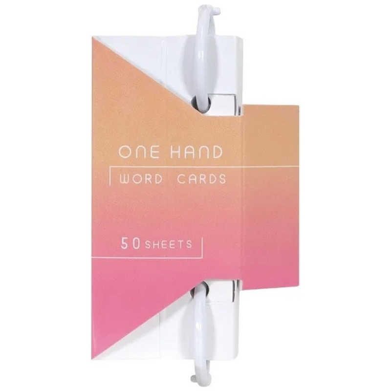 クツワ　ワンハンド単語カード小・ピンク　SC236PK