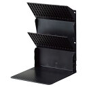 リヒトラブ 1冊でも倒れないブックスタンド A4 Medium ブラック A3580-24