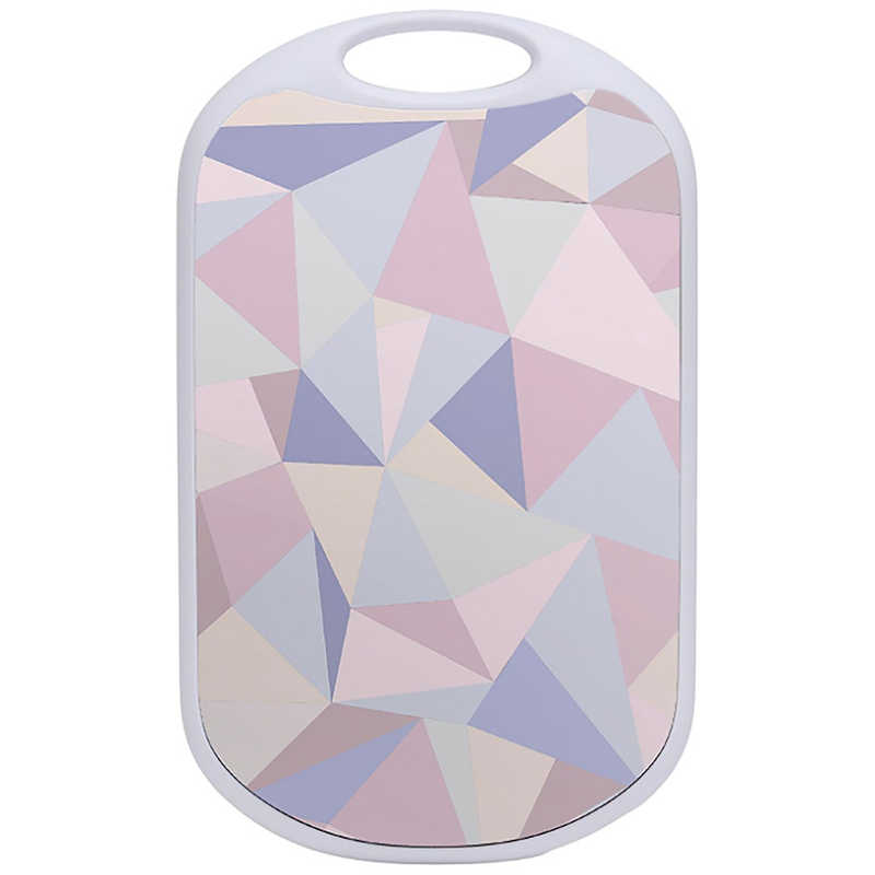 エレス　バッテリー機能付き充電式カイロ イーカイロオーバル ホワイトフラワー ジオメトリー　EK-OV24-GM