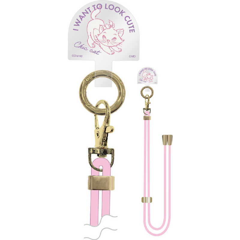 グルマンディーズ ディズニーキャラクター/マルチリングプラス ストラップセット マリー DNG-216MR