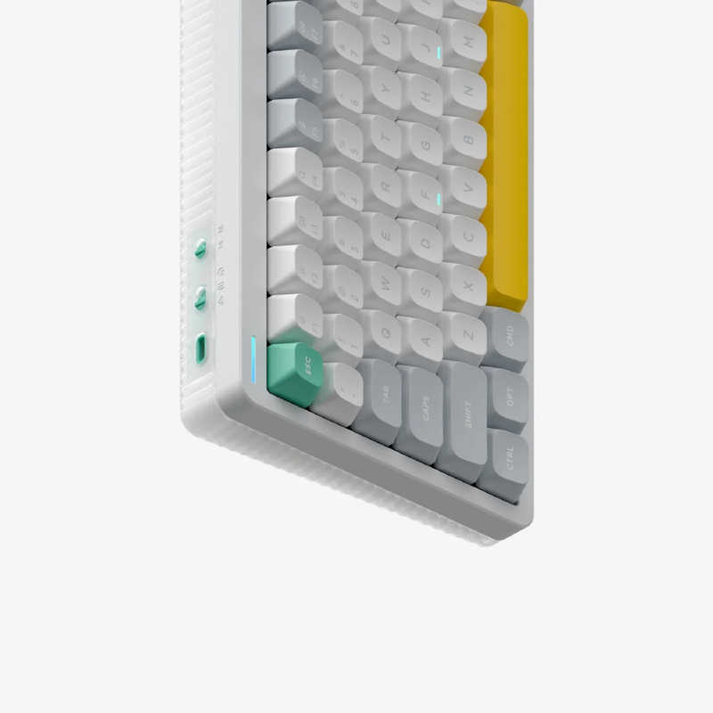 NUPHY　キーボード Halo75 V2(サイレントレッド軸・英語配列) ［有線・ワイヤレス /Bluetooth・USB］ ホワイト　w75v2sr