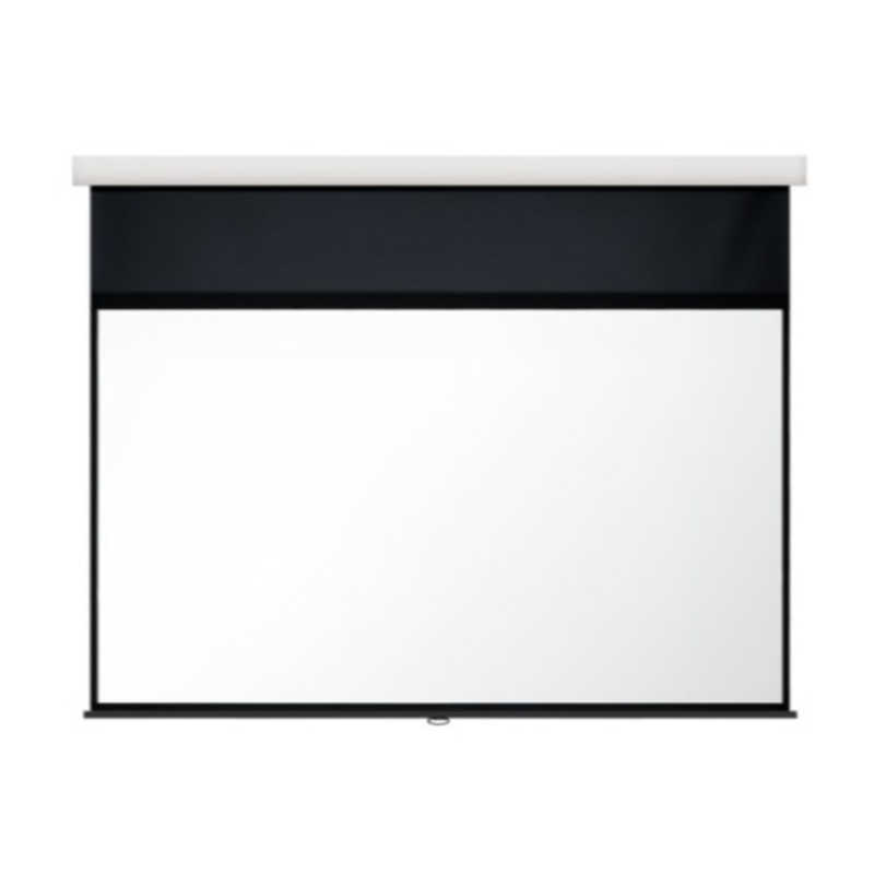 キクチ科学　手動巻上式スクリーン [スプリング] ホワイト　CS-90HDCW-W