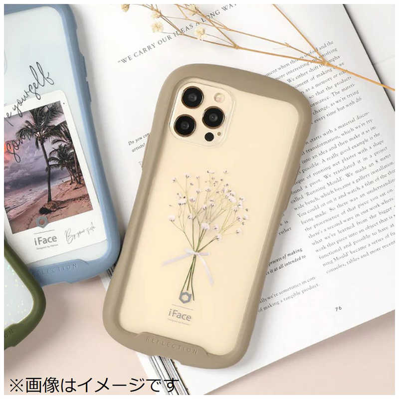 HAMEE　iPhone 14 Pro iFace Reflection強化ガラスクリアケース iFace ベージュ　4...