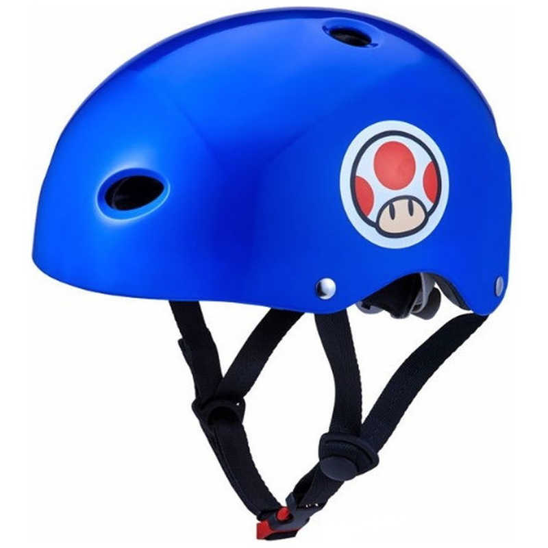 あさひ　子供用ヘルメット S(頭周50〜54cm/ブルー) ブルー　マリオカートキッズヘルメット