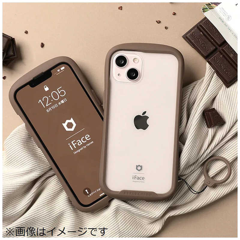 HAMEE　iFace Reflection Silicone Ring リングストラップ iFace ブラウン　IFACES...