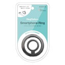 ラスタバナナ Magsafe対応 スタンド機能付き スマホリング マットブラック ブラック RMRNG07BK(2)
