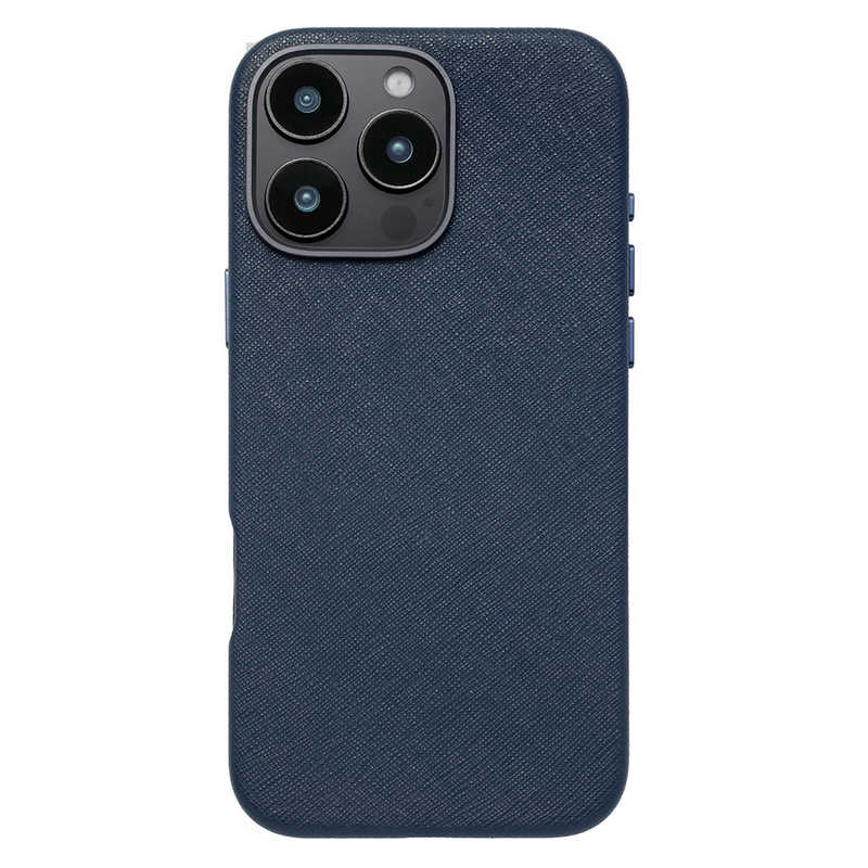 CCCフロンティア　Mag Plain Case for iPhone 16 Pro (navy)　UNICSIP24MP2MPNV