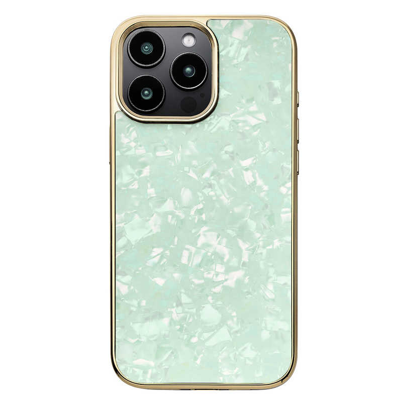 乐天商城 - CCCフロンティア　Glass Shell Case for iPhone 16 Pro Max (mint)　UNICSIP24LP0GSMT