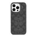 COACH iPhone 16 Pro Coach Slim Wrap Case - Signature Charcoal CH054096