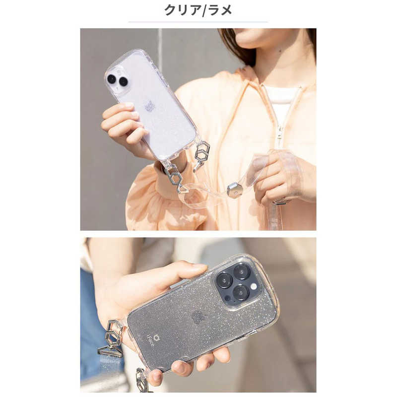 HAMEE　iPhone SE 第3世代/第2世代/8/7専用 iFace Hang and クリアケース/ショルダ...