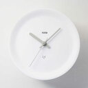 ALESSI 掛け時計 ウォールクロック ORA IN ホワイト 直径 210mm ALS0550000002WHTCOR