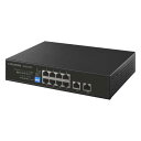 IOデータ IEEE802.3at準拠 10ポートL2アンマネージ 10/100Mbps PoEハブ BSH-CP210