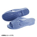 アスカ商事 婦人シャワーサンダル 前あき M ブルー SSV4004