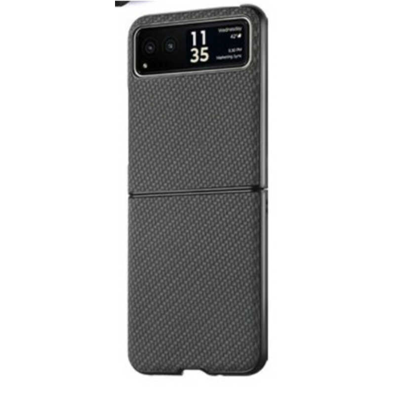 STYLEPROMOTION　Motorola razr 40用 F-carbon caseBK　SP-MOTO40FCR-BK