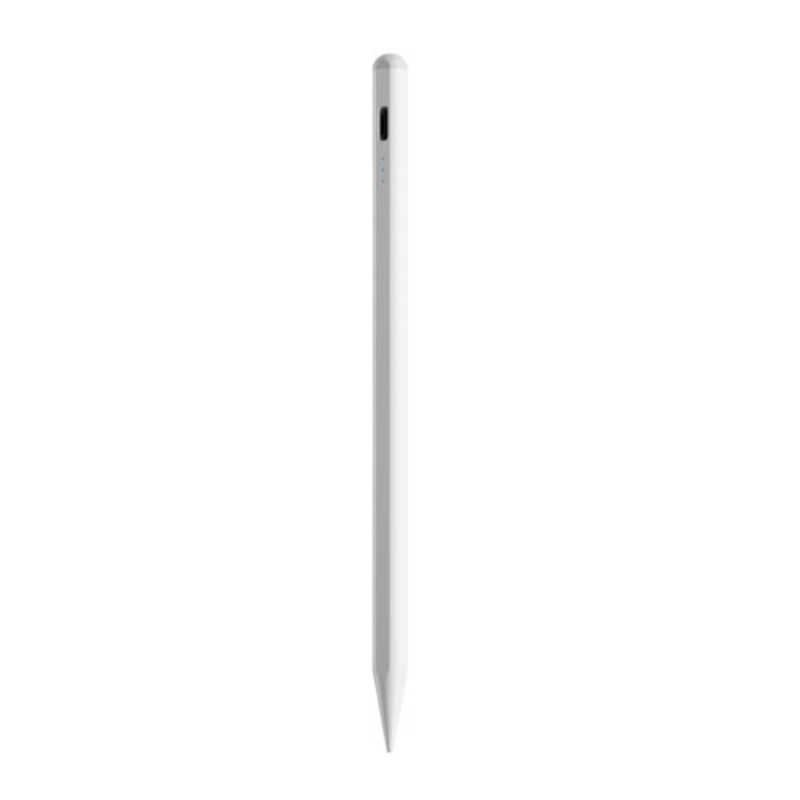 AREA　〔タッチペン：iPhone/Android/Surface用/USB-A充電式〕極細 ホワイト　MS-APTP02