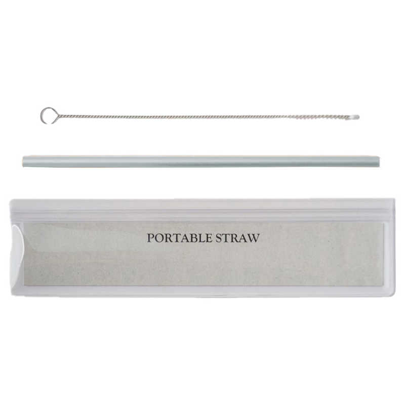 高桑金属　ポータブルストローシルバー　ポータブルストローシルバー