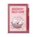 サンスター文具 クリアファイルA5 3ポケット MOOMIN 24AW ベリー S2172100