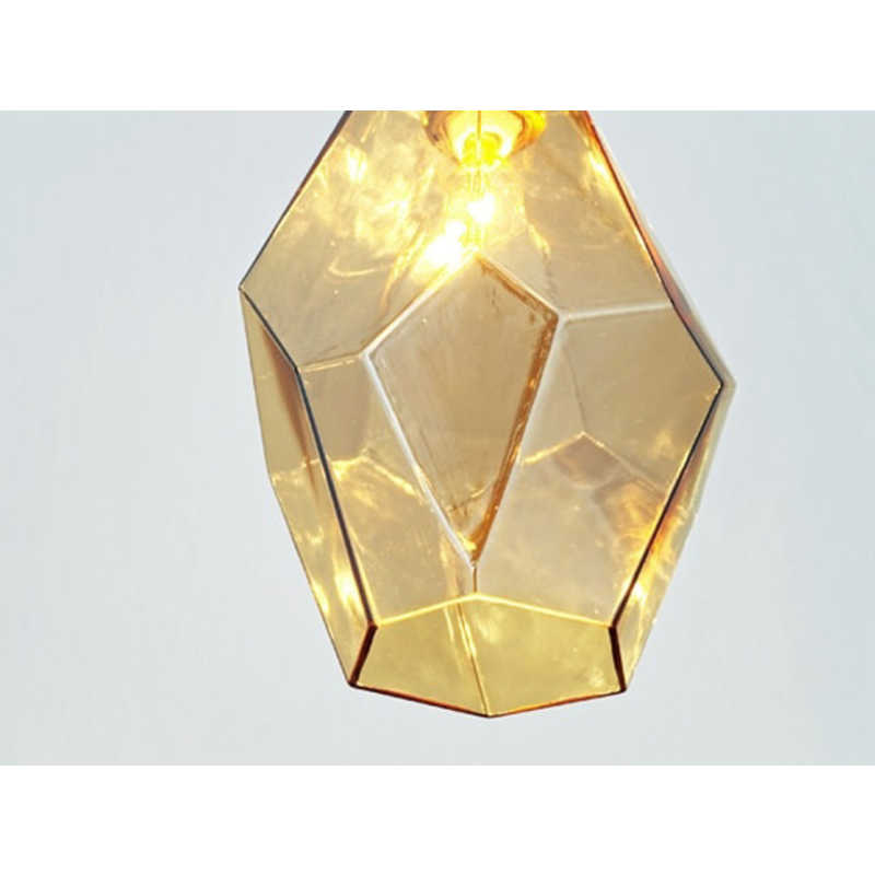 インターフォルム LED照明 ペンダントライト 電球色 白熱電球付属 Lapiss(ラピス) アンバー LT-4073AM [2]