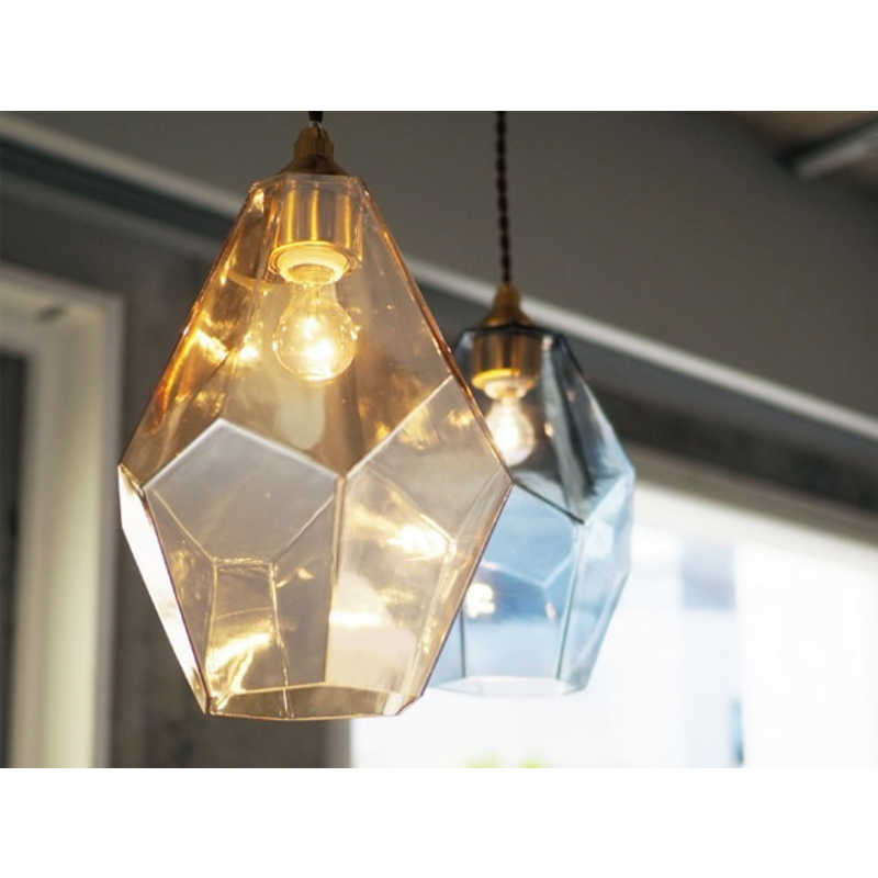 インターフォルム LED照明 ペンダントライト 電球色 白熱電球付属 Lapiss(ラピス) アンバー LT-4073AM [3]