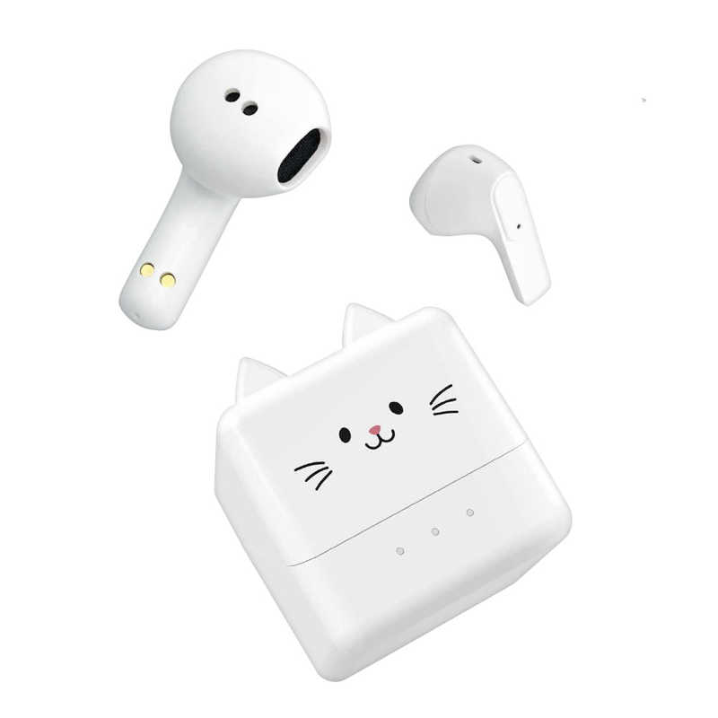 ラスタバナナ　モバにゃー おでかけワイヤレスイヤホン Bluetooth 5.2 ステレオ マイク インナーイヤー..