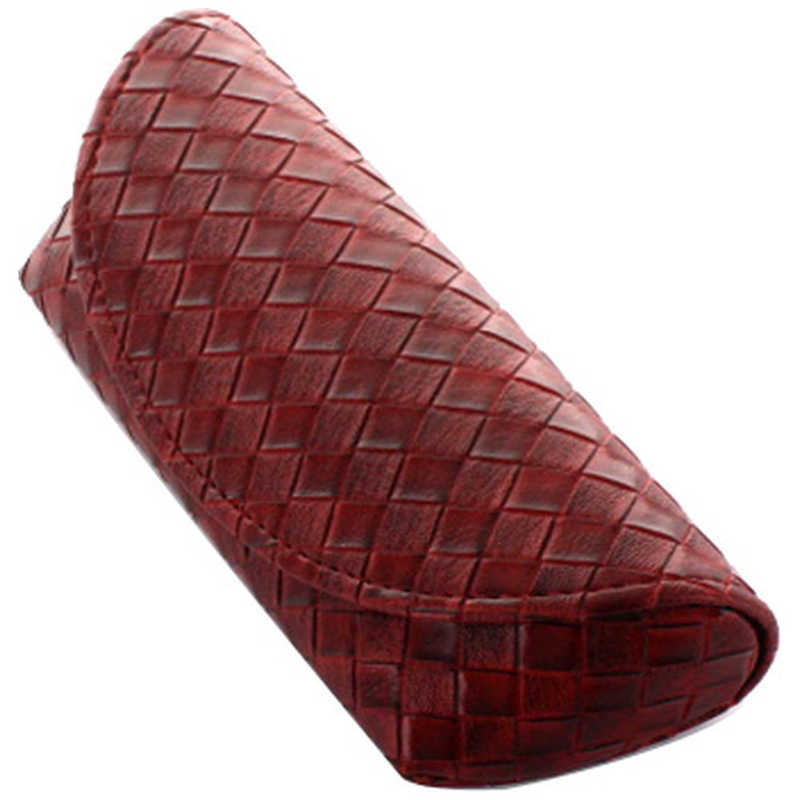 名古屋眼鏡　メガネケース セミハード レッド　2140-02