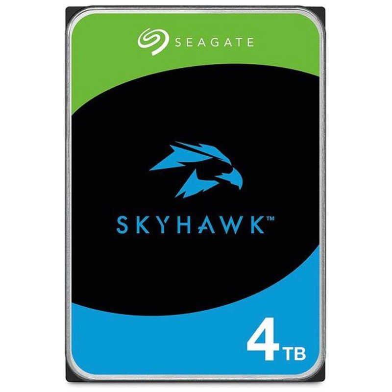 SEAGATE　内蔵HDD SATA接続 SkyHawk キャッシュ256MB/CMR ［4TB /3.5インチ］　ST4000VX016
