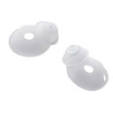 エレコム ELECOM AirPods 4 用 カナル型 イヤホンカバー シリコン イヤーピース 収納カプセル付き クリア AVA-AP06CCR