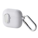 エレコム ELECOM AirPods 4 ケース 用 耐衝撃 カバー TOUGH SLIM Lock ホワイト AVA-AP06TSLWH