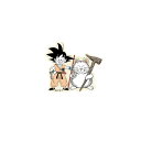 スモールプラネット キャラクターステッカー ドラゴンボール 悟空とカリン TE1084