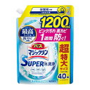 花王 バスマジックリン 泡立ちスプレー SUPER CLEAN つめかえ用 1200mL 香りが残らないタイプ