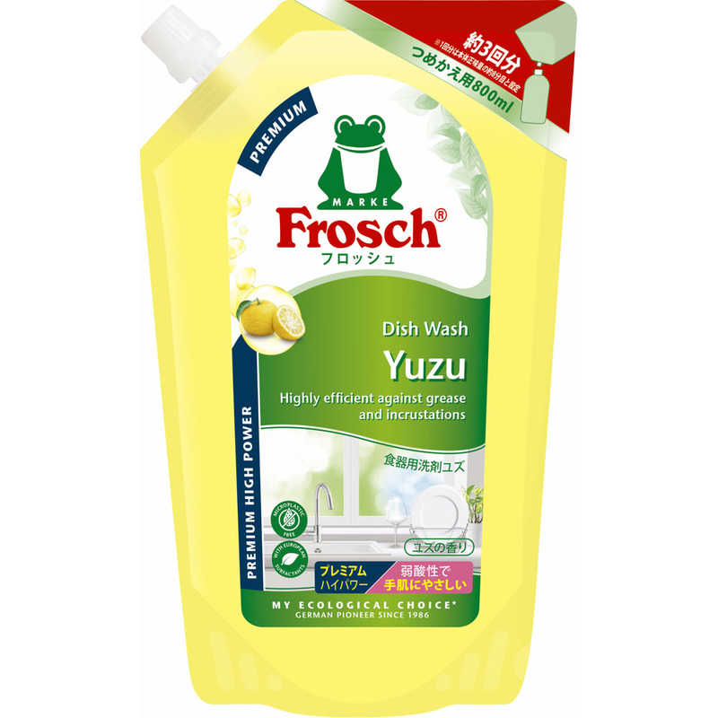 旭化成ホームプロダクツ　フロッシュ食器用洗剤ユズ 800ml プレミアム